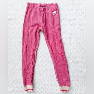 ROOTS Youth Girls Pink Thermal Joggers